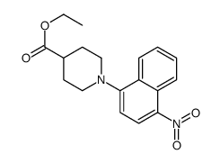 ethyl 1-(4-nitronaphthalen-1-yl)piperidine-4-carboxylate Structure