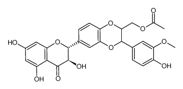 23-O-acetylsilybin结构式