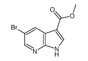 methyl 5-bromo-1H-pyrrolo[2,3-b]pyridine-3-carboxylate Structure