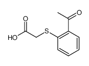 (2-acetyl-phenylsulfanyl)-acetic acid Structure