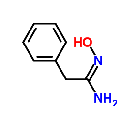 (1E)-N-Hydroxy-2-Phenylethanimidamide Structure