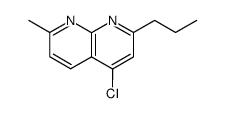4-chloro-7-methyl-2-propyl-1,8-naphthyridine Structure