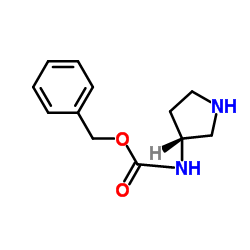 (R)-3-N-Cbz-aminopyrrolidine Structure