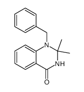 1-benzyl-2,2-dimethyl-2,3-dihydroquinazolin-4(1H)-one结构式