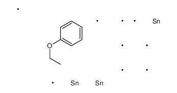 trimethyl-[2-phenoxy-1,1-bis(trimethylstannyl)ethyl]stannane结构式