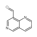 1,6-萘啶-8-甲醛结构式