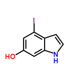 4-Iodo-1H-indol-6-ol structure