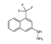 [4-(trifluoromethyl)naphthalen-2-yl]hydrazine Structure