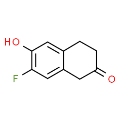 2(1H)-Naphthalenone,7-fluoro-3,4-dihydro-6-hydroxy- Structure