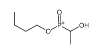 butoxy-(1-hydroxyethyl)-oxophosphanium Structure
