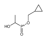cyclopropylmethoxy-(1-hydroxyethyl)-oxophosphanium Structure