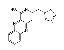 N-[2-(1H-imidazol-5-yl)ethyl]-3-methylquinoxaline-2-carboxamide结构式