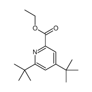 ethyl 4,6-ditert-butylpyridine-2-carboxylate结构式