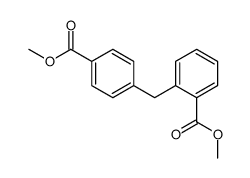 methyl 2-[(4-methoxycarbonylphenyl)methyl]benzoate结构式