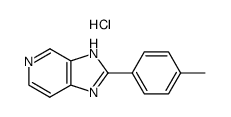 2-(4-methylphenyl)imidazo<4,5-c>pyridine hydrochloride结构式