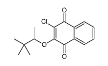 2-chloro-3-(3,3-dimethylbutan-2-yloxy)naphthalene-1,4-dione结构式