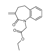 ethyl 3-methylene-2,3,4,5-tetrahydro-2-oxo-1H-1-benzazepine-1-acetate Structure