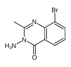 3-amino-8-bromo-2-methylquinazolin-4-one结构式