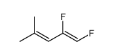1,2-difluoro-4-methylpenta-1,3-diene Structure