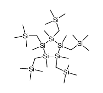 1,2,3,4,5-Pentamethyl-1,2,3,4,5-pentakis-trimethylsilanylmethyl-pentasilolane Structure
