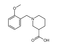 1-(2-methoxybenzyl)piperidine-3-carboxylic acid结构式
