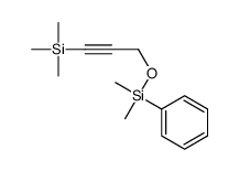 dimethyl-phenyl-(3-trimethylsilylprop-2-ynoxy)silane Structure