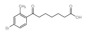 7-(4-bromo-2-methylphenyl)-7-oxoheptanoic acid picture