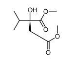 dimethyl (2S)-2-hydroxy-2-propan-2-ylbutanedioate Structure