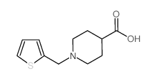 1-(Thien-2-ylmethyl)piperidine-4-carboxylic acid Structure