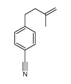 4-(4-CYANOPHENYL)-2-METHYL-1-BUTENE Structure