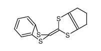2-(5,6-dihydro-4H-cyclopenta[d][1,3]dithiol-2-ylidene)-1,3-benzodithiole结构式