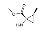 Cyclopropanecarboxylic acid, 1-amino-2-methyl-, methyl ester (9CI) picture