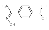 4-(N'-Hydroxycarbamimidoyl)Benzeneboronic Acid structure