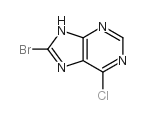 8-bromo-6-chloro-7H-purine Structure