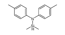 N-dimethylsilyl-4-methyl-N-(4-methylphenyl)aniline结构式