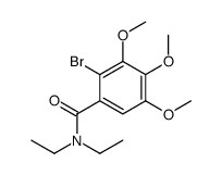 2-bromo-N,N-diethyl-3,4,5-trimethoxybenzamide结构式