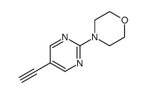 4-(5-ethynylpyrimidin-2-yl)morpholine Structure