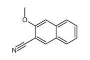 3-methoxynaphthalene-2-carbonitrile Structure