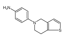 Benzenamine, 4-(6,7-dihydrothieno[3,2-c]pyridin-5(4H)-yl)结构式