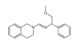 [1-(3,4-Dihydro-1H-isoquinolin-2-yl)-meth-(E)-ylidene]-((S)-2-methoxy-1-phenyl-ethyl)-amine结构式