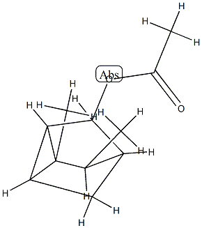 Tricyclo[2.2.1.02,6]heptan-3-ol, 1,7-dimethyl-, acetate, stereoisomer (9CI)结构式