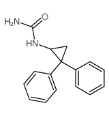 (2,2-diphenylcyclopropyl)urea Structure