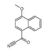 4-Methoxy-naphthoyl-(1)-cyanid Structure