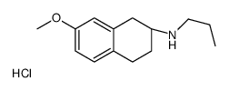 (S)-(-)-7-methoxy-N-propyl-2-aminotetraline hydrochloride Structure