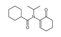 N-isopropyl-N-2-(1-oxocyclo-hex-2-enyl)cyclohexanecarboxamide结构式