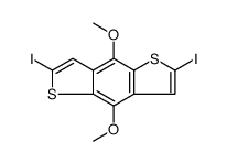 Benzo[1,2-b:4,5-b']dithiophene, 2,6-diiodo-4,8-dimethoxy Structure