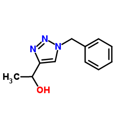 1-(1-Benzyl-1H-1,2,3-triazol-4-yl)ethanol结构式
