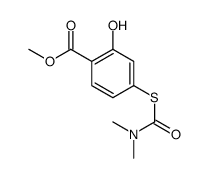 methyl 4-[[(dimethylamino)carbonyl]thio]salicylate结构式