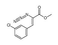 methyl 2-azido-3-(3-chlorophenyl)acrylate Structure