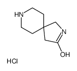 2,8-diazaspiro[4.5]decan-3-one hydrochloride structure